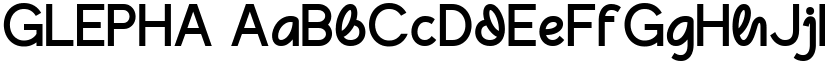GLEPHA font download