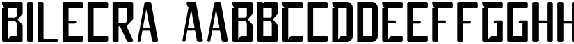 Bilecra font download