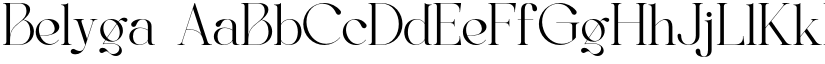Belyga font download