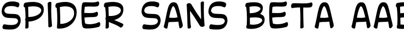 Spider Sans Beta font download