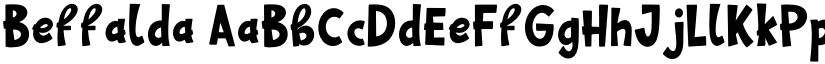 Beffalda font
