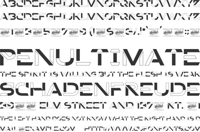 Neurock font preview