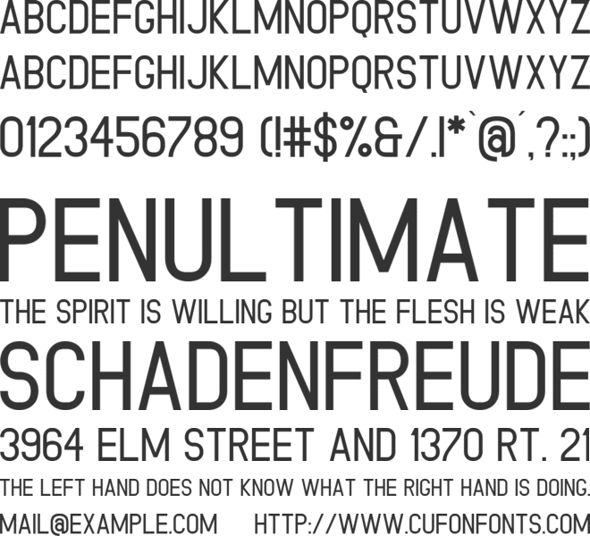 Grand Aprilliant Sans font preview