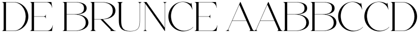 De Brunce font download