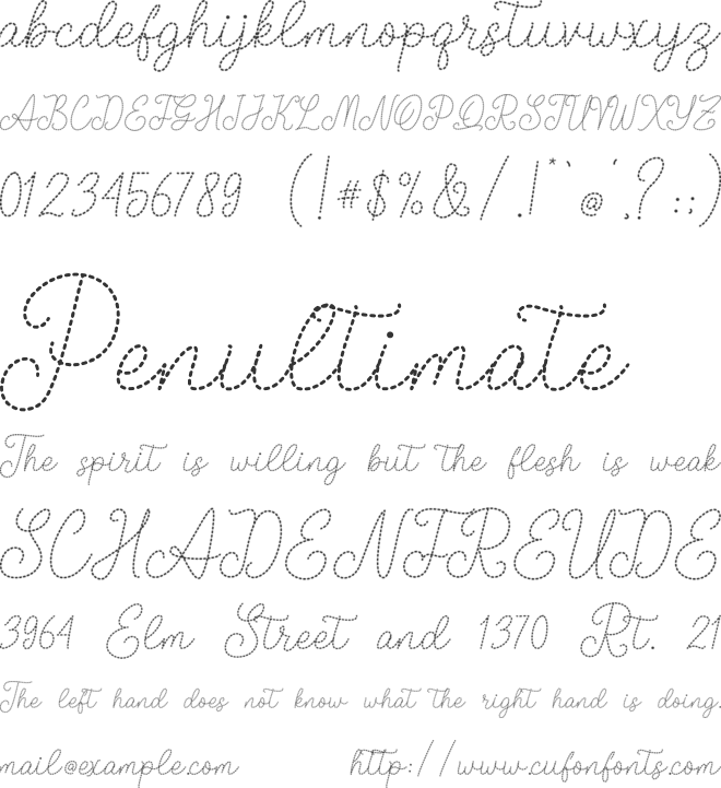 Aurelian font preview