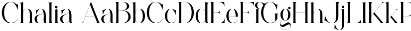 Chalia font download