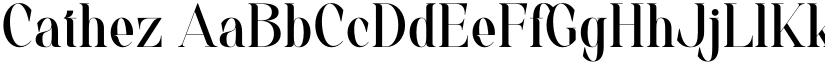 Cathez font download