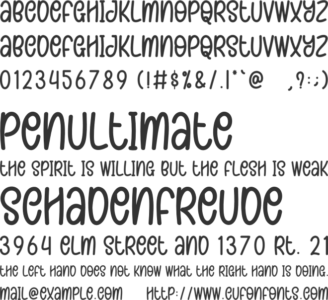 Rhine Stone font preview