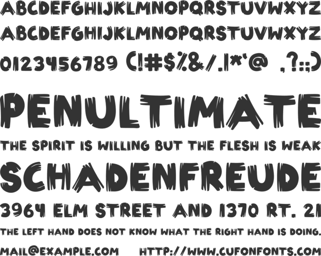 NATOOR font preview