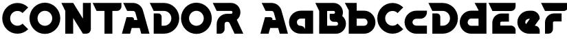 CONTADOR font download