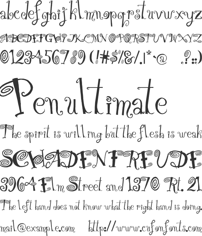 Hipnotik font preview