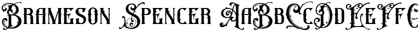 Brameson Spencer font download