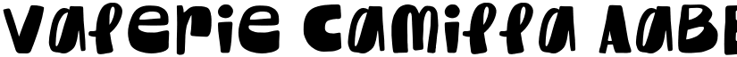Valerie Camilla font download