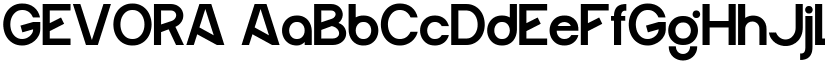 GEVORA font download