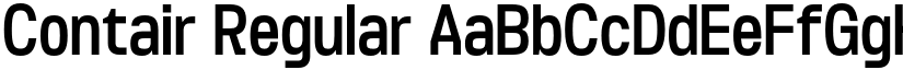 Contair Monospaced Font font download
