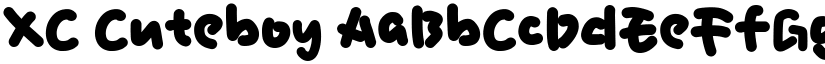 XC Cuteboy font