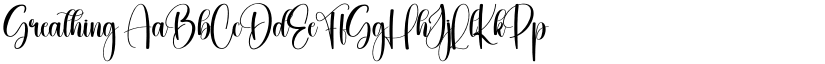 Greathing font download