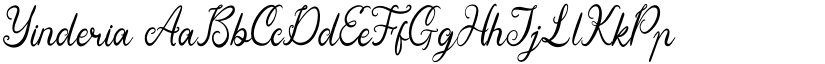 Yinderia font download