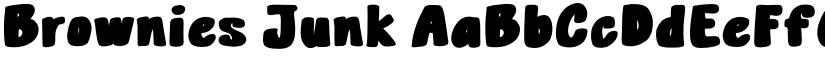 Brownies Junk font download