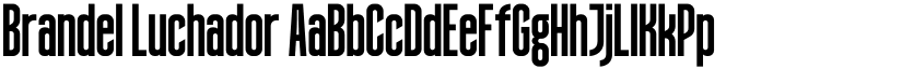 Brandel Luchador font download