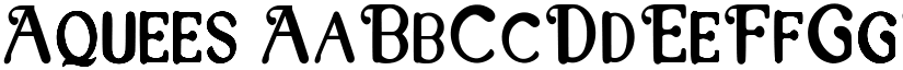 Aquees font download