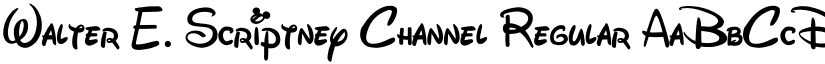 Disney Channel Text font download
