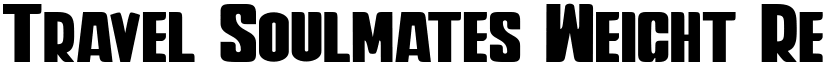 Travel Soulmates Weight Regular font