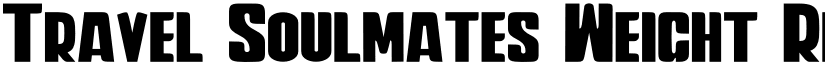 Travel Soulmates Weight Regular font