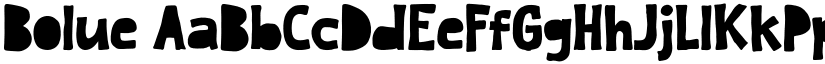 Bolue font download