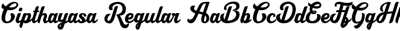 Cipthayasa Regular font