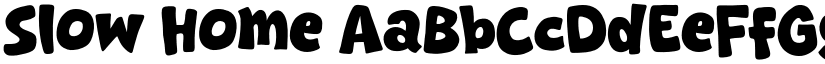 Slow Home font download