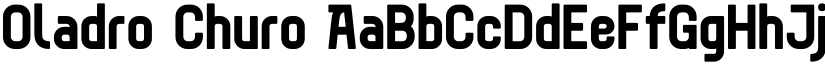 Oladro Churo font download