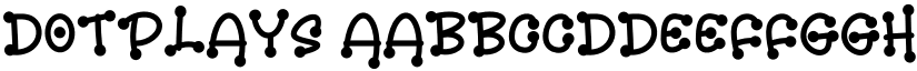 Dotplays font download