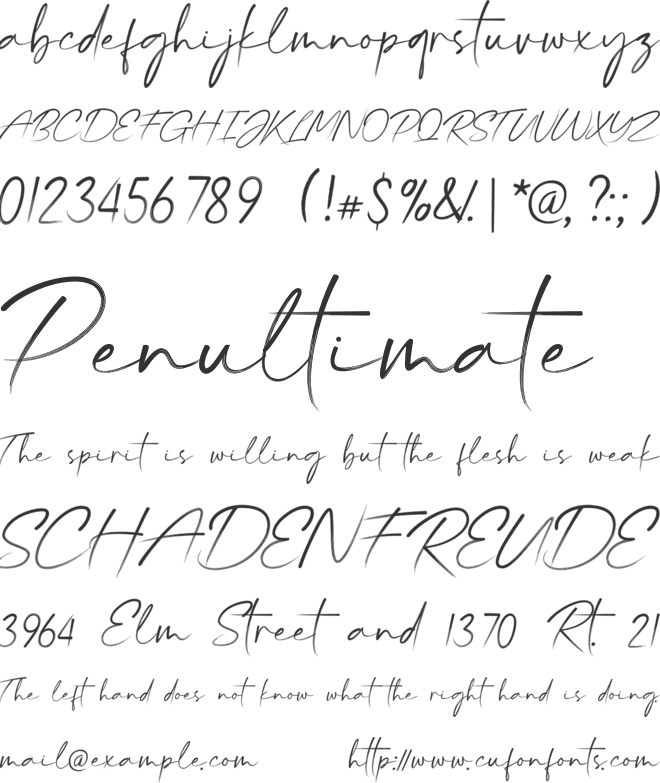 Marquise Pauline  Luxury Girly font preview