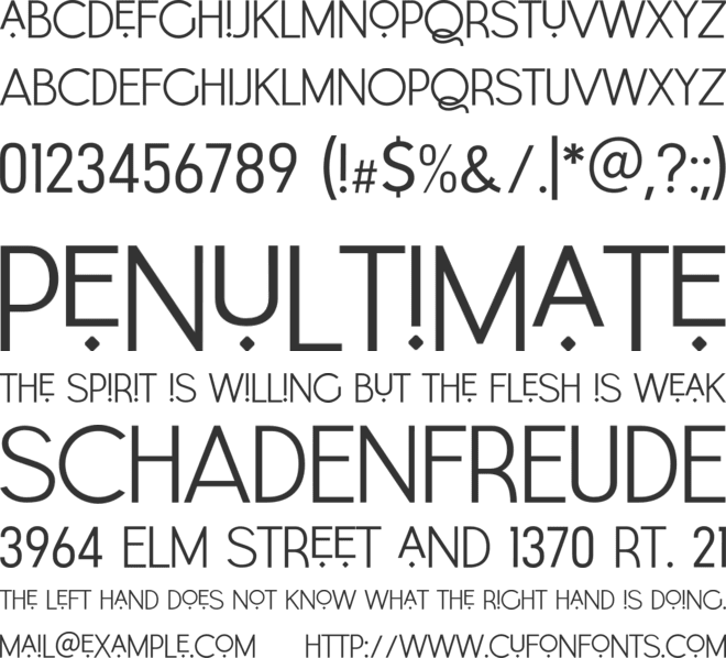 Doomsdays Dragons Elegant Business font preview