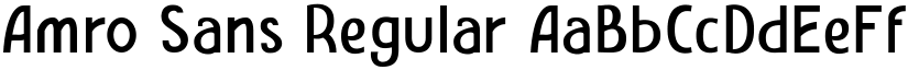 Amro Sans Regular font