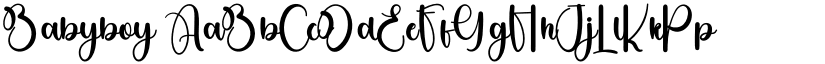 Babyboy font download
