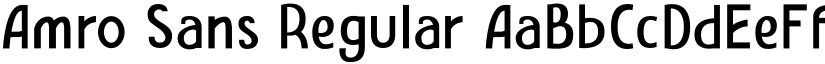 Amro Sans Regular font