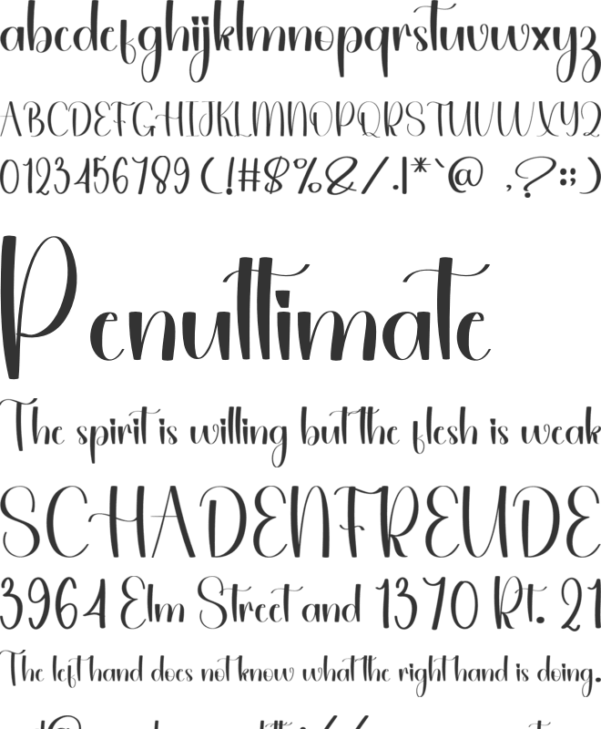 Daddy Snowman font preview