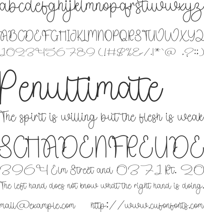 Daddy Halloween font preview