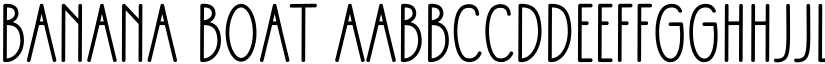 Banana Boat font download