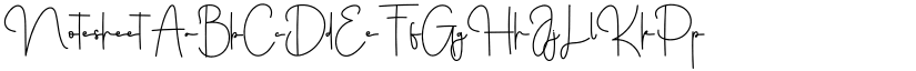 Notesheet font download