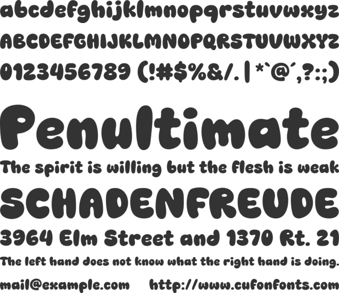 Super Kidpop font preview