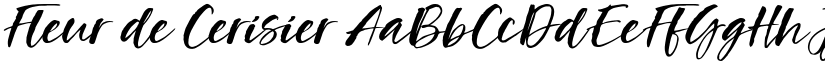 Fleur de Cerisier font download