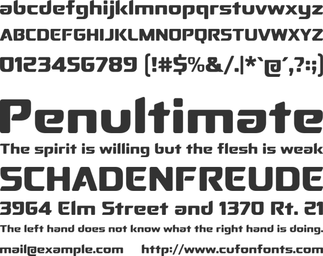 Syndra font preview