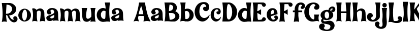 Ronamuda font download