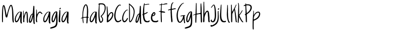 Mandragia font