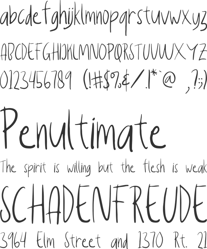 Mandragia font preview