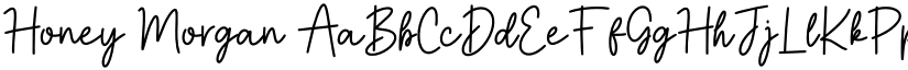 Honey Morgan font download