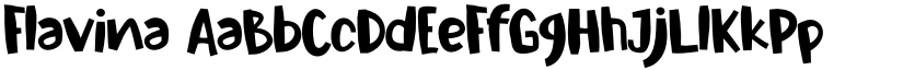 Flavina font download